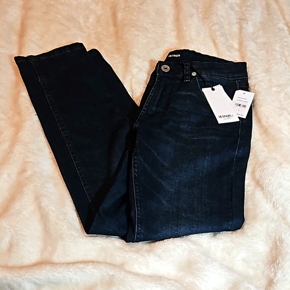 Hudson Girls Jude Original Skinny Fit Street wash Dark Blue Jeans size 12 - Picture 4 of 8